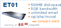 ET01 hosting plan